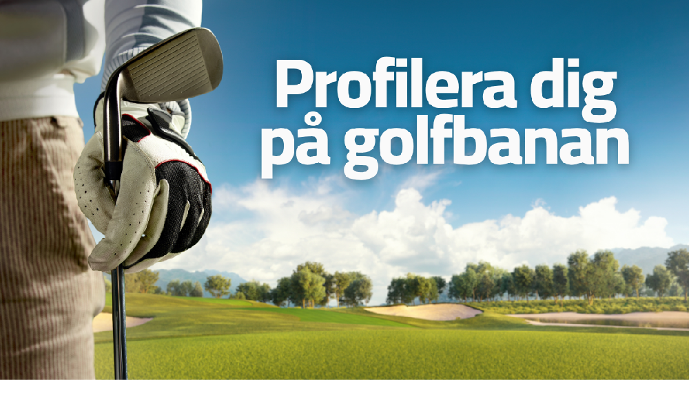 Profilera dig på golfbanan